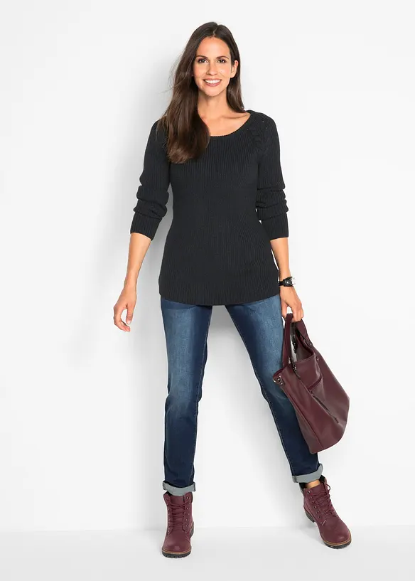 Boyfriend-jeans Mid Waist, Stretch, bonprix