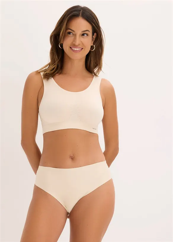 Feel Comfort Seamless-BH-topp (2-pack), bonprix