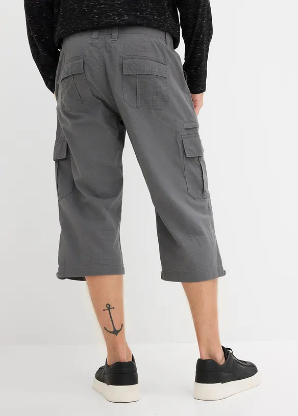 Regular Fit-cargo-bermudashorts i 100% bomull, lang, bonprix