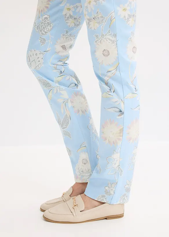 M&oslash;nstret bukse med stretch, bonprix