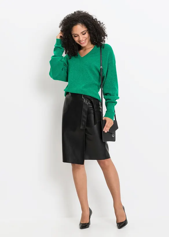 Oversized strikkegenser, bonprix