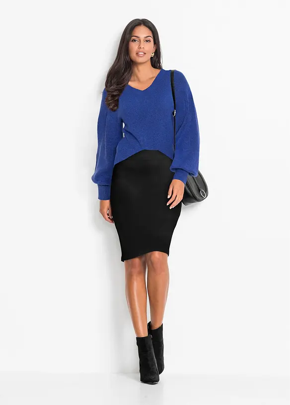 Oversized strikkegenser, bonprix