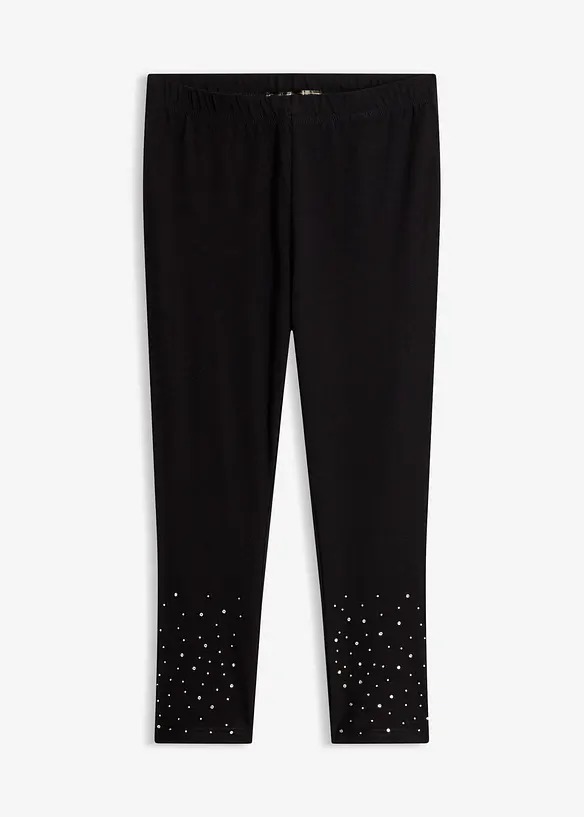 Caprileggings i bomullsmiks, bonprix