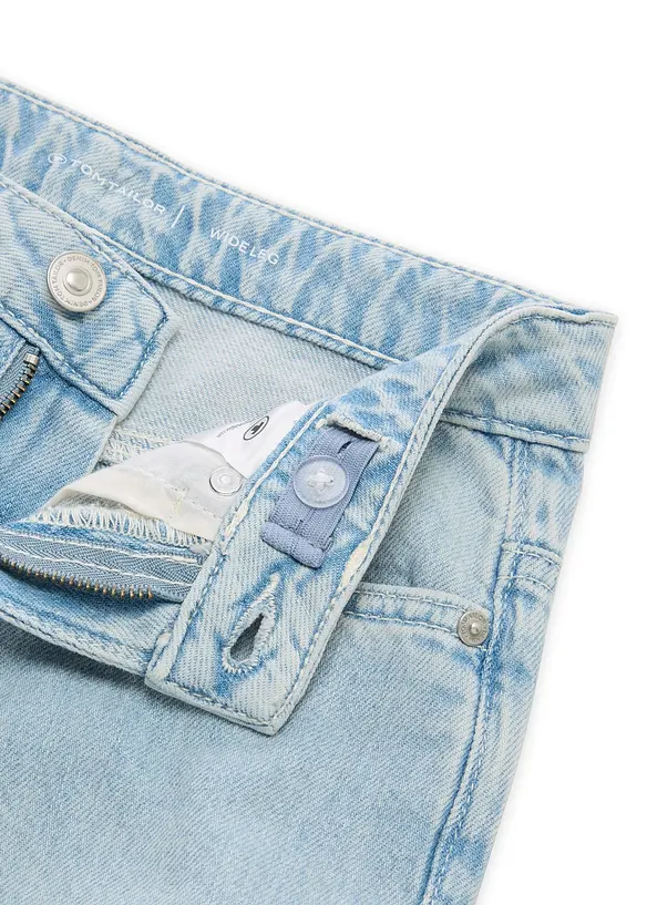 Wide-leg-jeans Mid Waist fra Tom Tailor, Tom Tailor