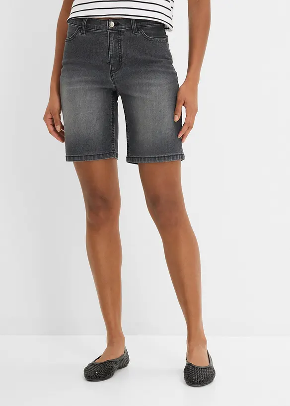 Jeans-bermudashorts Mid Waist, bonprix