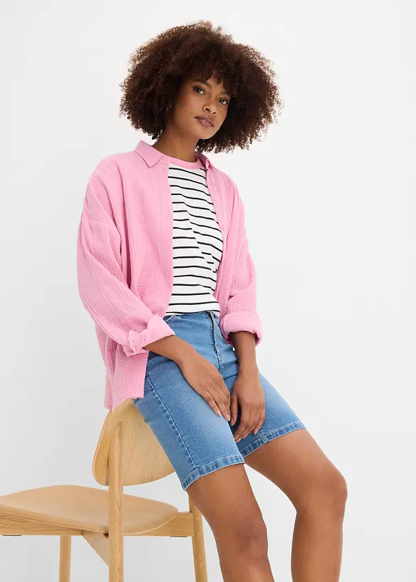 Jeans-bermudashorts Mid Waist, bonprix