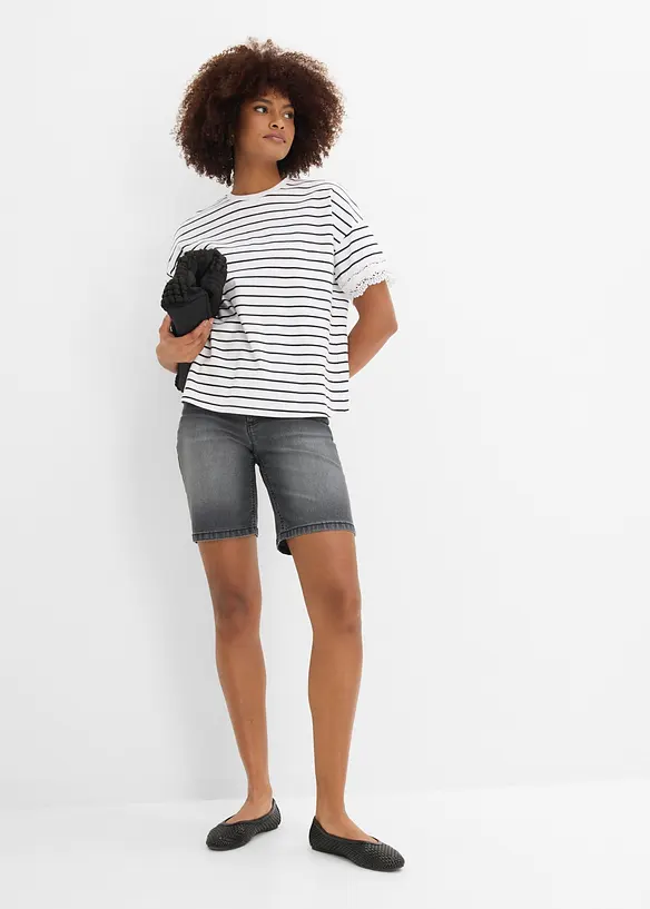 Jeans-bermudashorts Mid Waist, bonprix