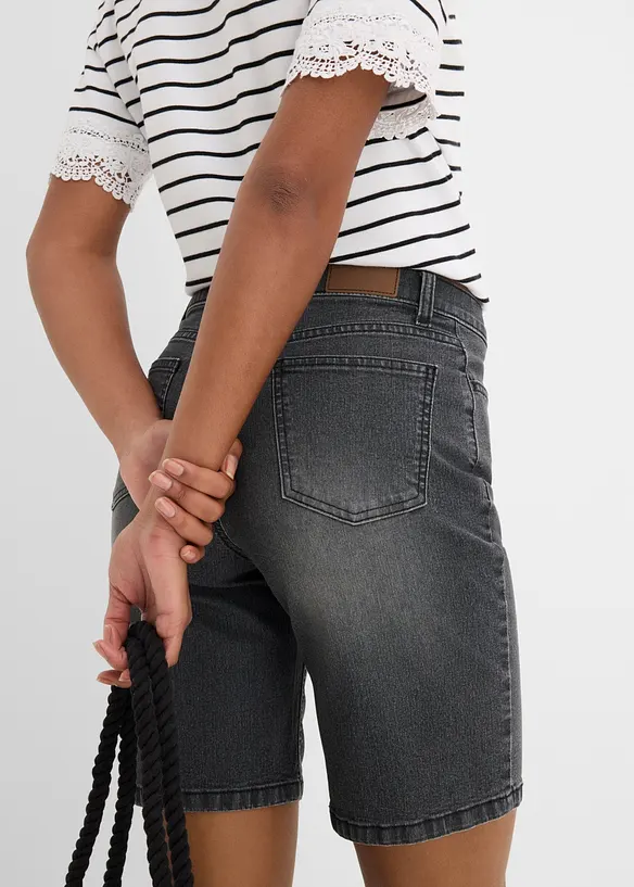 Jeans-bermudashorts Mid Waist, bonprix