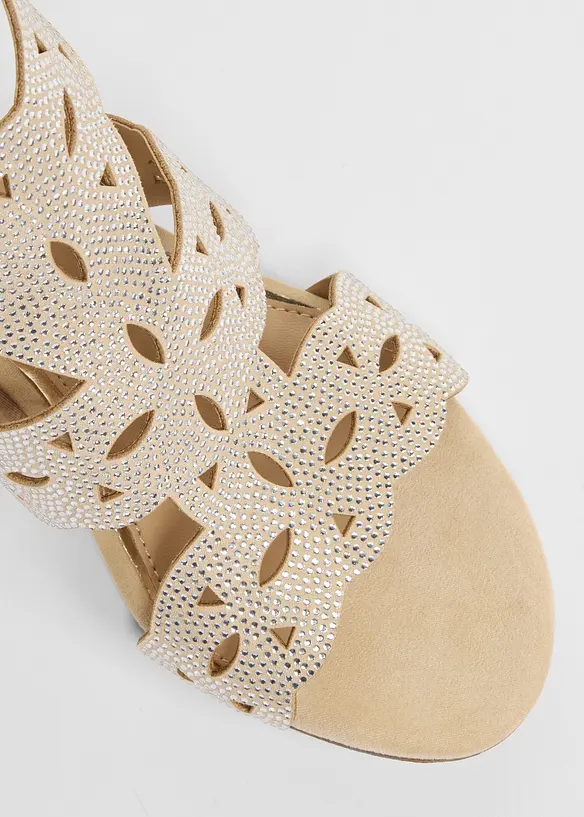 Sandaler med blokkh&aelig;l fra Marco Tozzi, Marco Tozzi