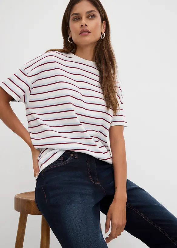 Straight-jeans, Mid Waist, komfortlinning, bonprix