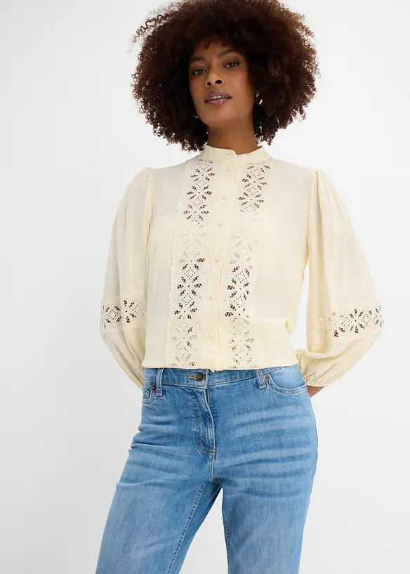 Straight-jeans, Mid Waist, komfortlinning, bonprix