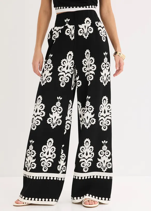 High Waist-jerseybukse, bonprix