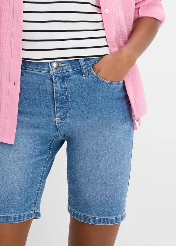 Jeans-bermudashorts Mid Waist, bonprix