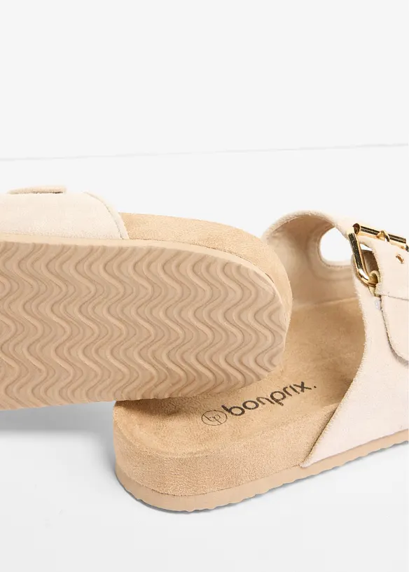 Slip in-sandaler med spenne, bonprix