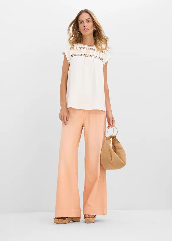 Topp i 100% &oslash;kologisk bomull, bonprix