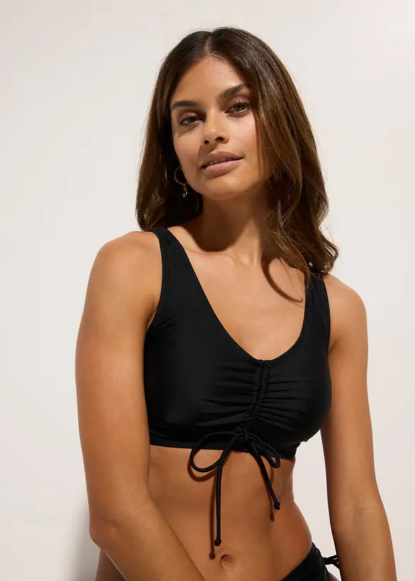 Bustier-bikini med knyteb&aring;nd, bonprix