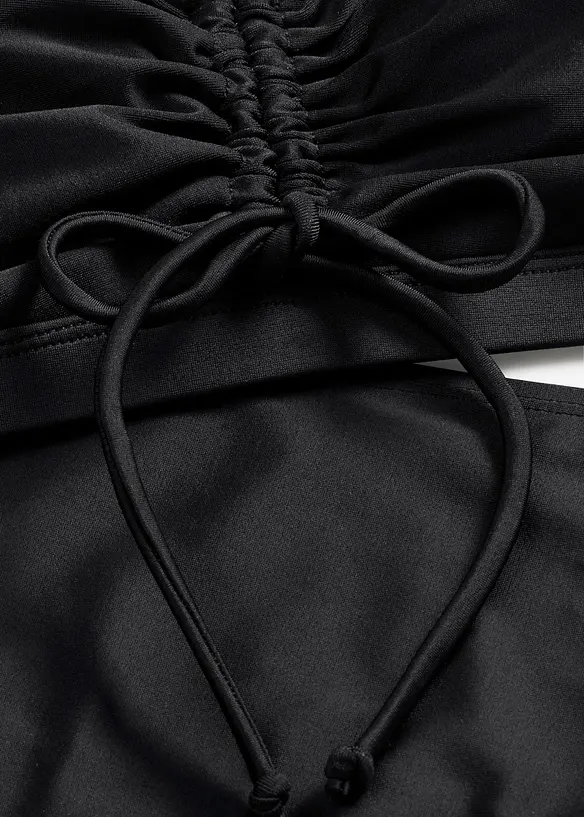 Bustier-bikini med knyteb&aring;nd, bonprix
