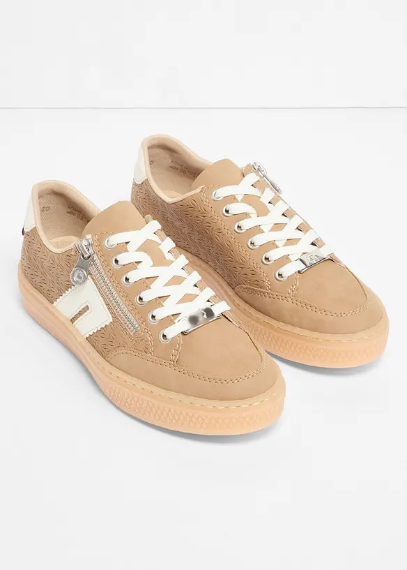 Komfortable sneakers i skinn fra Rieker, Rieker