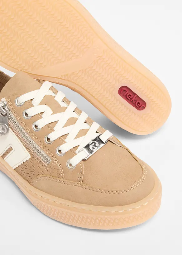 Komfortable sneakers i skinn fra Rieker, Rieker