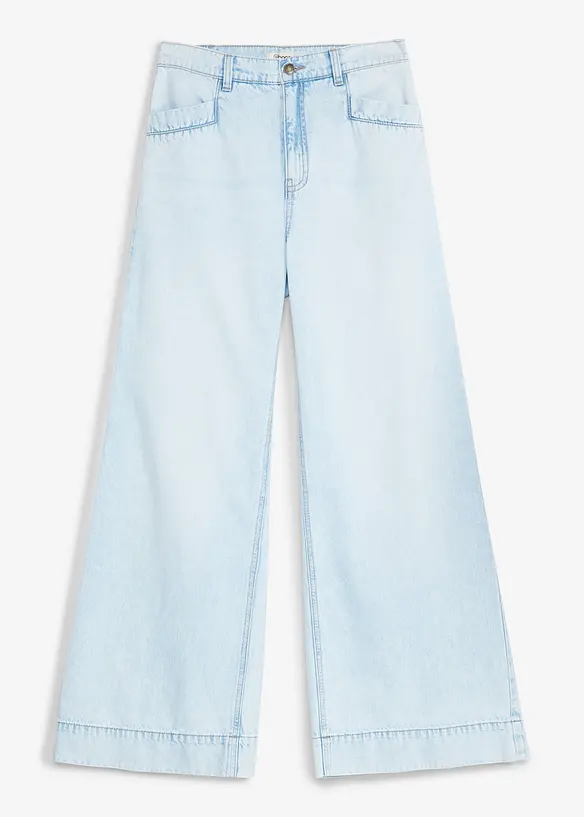 Wide Leg-jeans High Waist, bonprix
