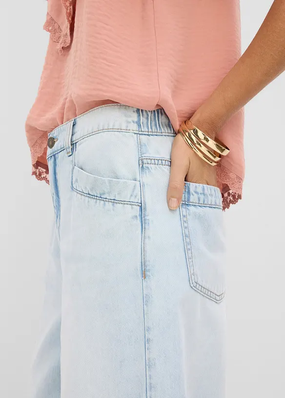 Wide Leg-jeans High Waist, bonprix