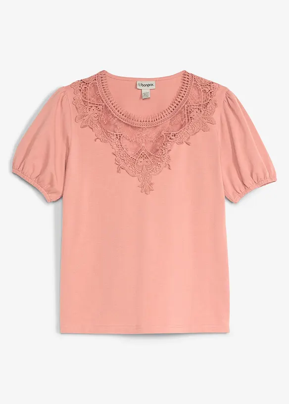 Topp av elastisk bomull, bonprix