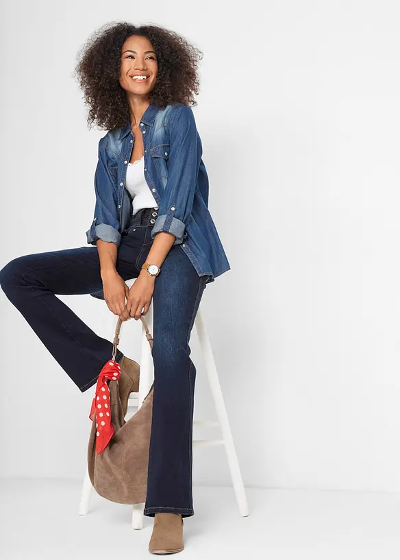 Shape-jeans High Waist, Bootcut, bonprix