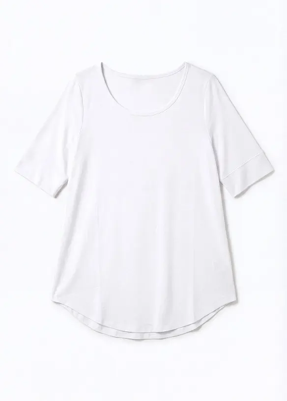 Lang topp i myk viskose, bonprix