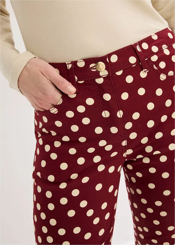 Stretchbukse med 5 lommer, bonprix