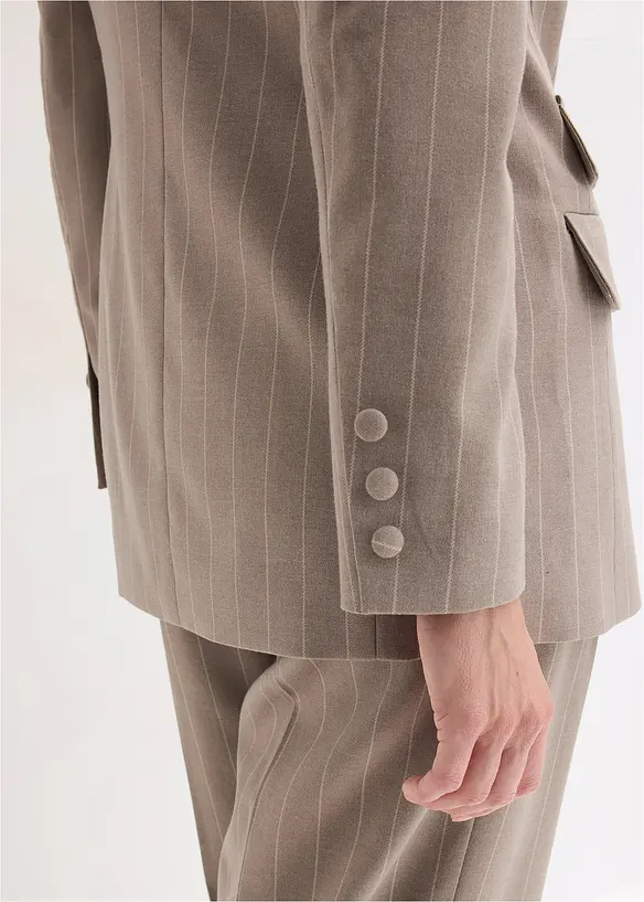 Blazer med n&aring;lestripe-m&oslash;nster, bonprix