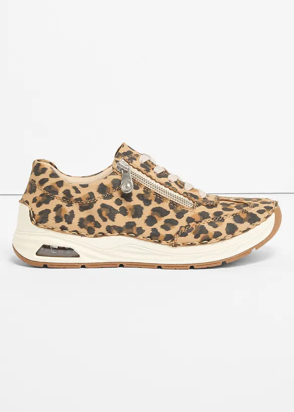 Komfortable sneakers med polstret inners&aring;le fra Rieker, Rieker