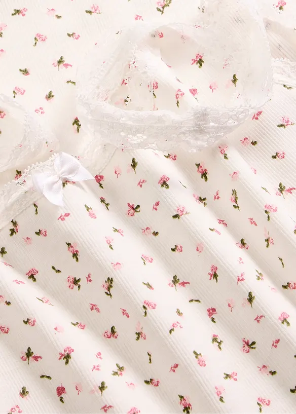 Nattkjole i ribbemateriale, bonprix