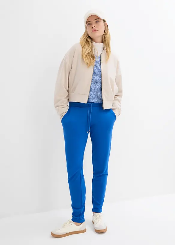 Pull on-bukse i viskosemiks, bonprix