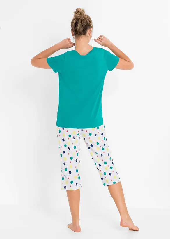 Pyjamas i 100% bomull, bonprix
