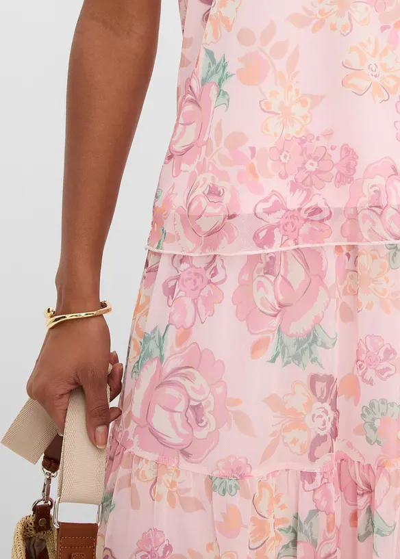 Trikotbluse i myk mesh, bonprix