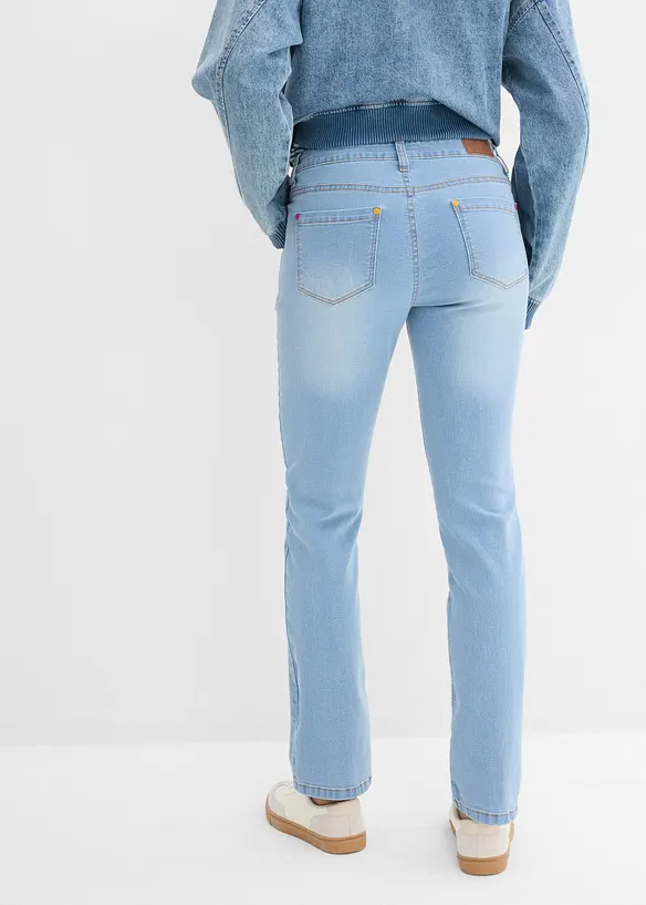 Straight-jeans Mid Waist, Stretch, bonprix