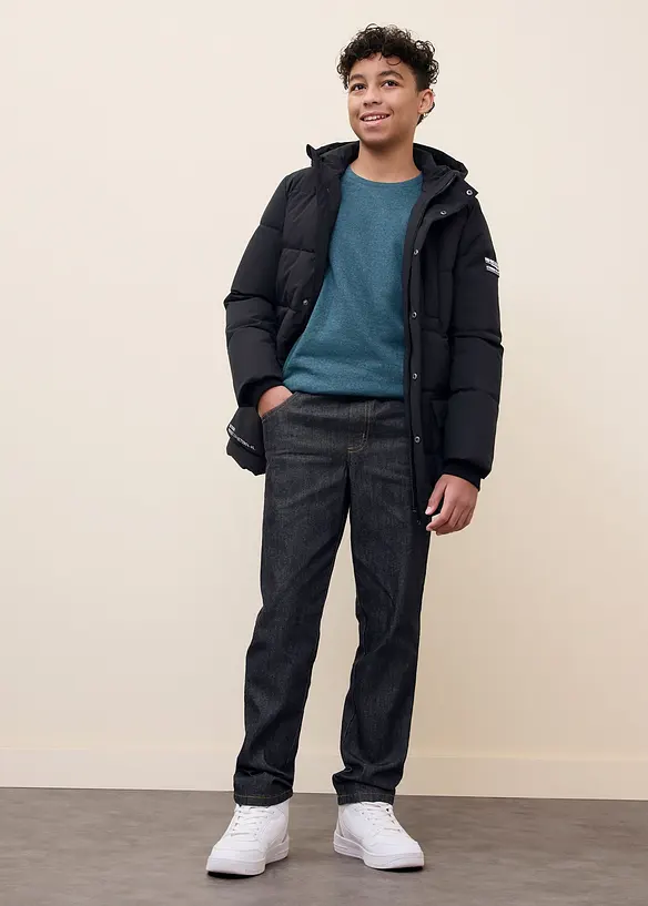 Sweatshirt i myk bomullsmiks (2-pack), bonprix