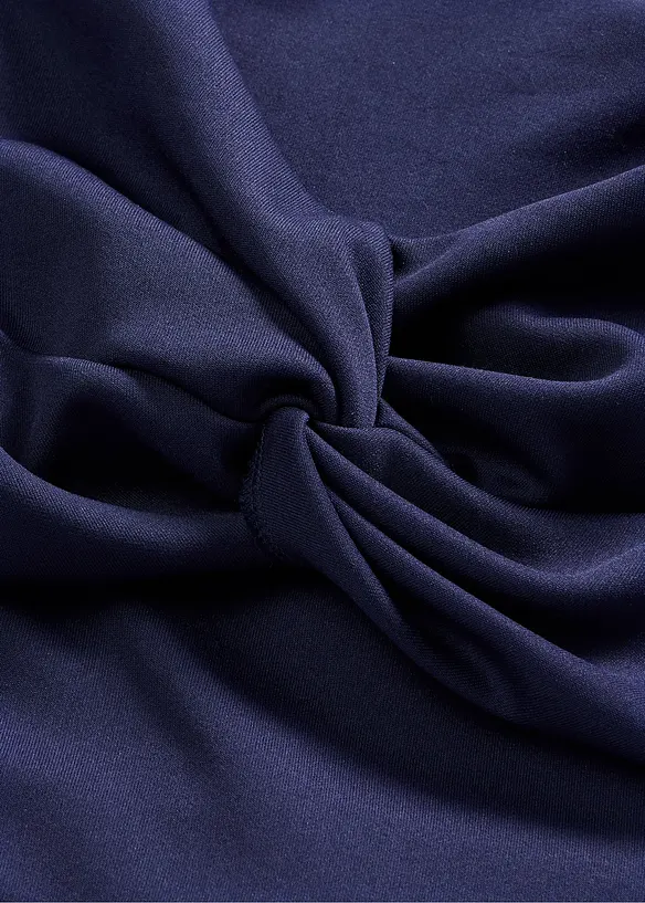 Carmen-kjole med knutedetalj, bonprix