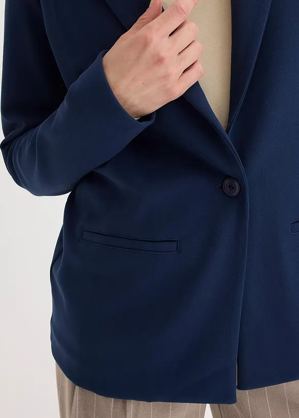 Blazer i jerseykrepp, bonprix