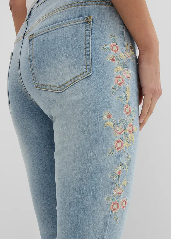 Skinny-jeans Mid Waist, cropped, bonprix