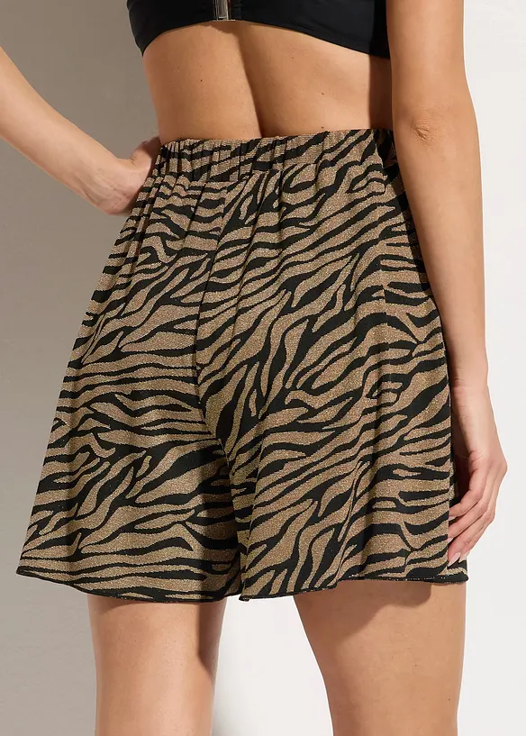 Strandshorts av materiale med glans, bonprix