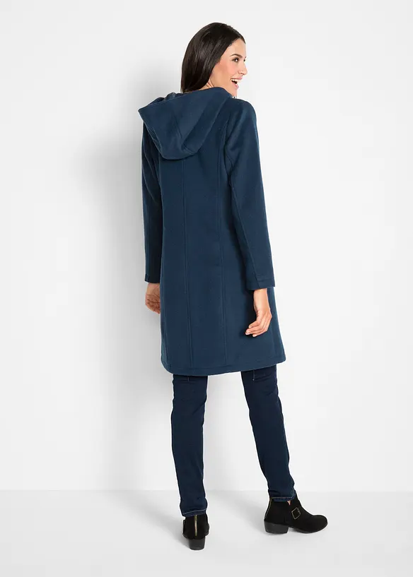 Duffelcoat i ullstil, bonprix
