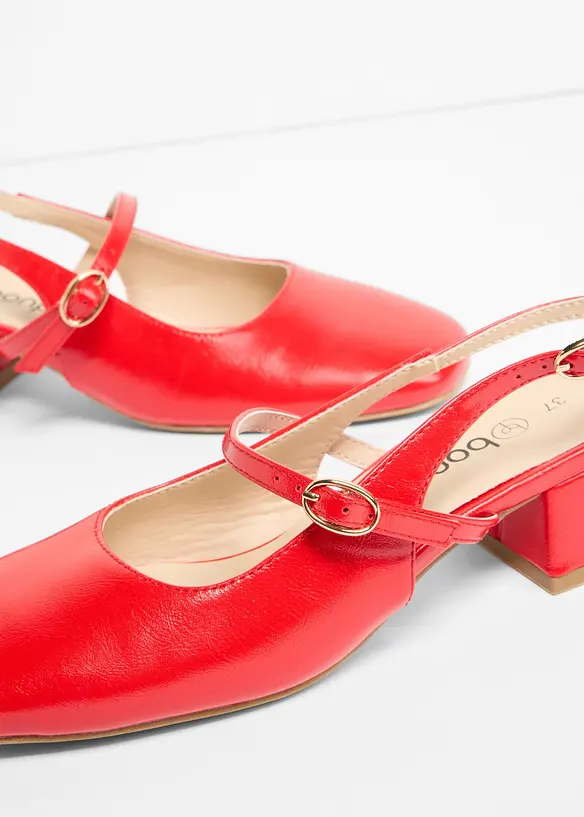 Slingbacks med remmer, bonprix