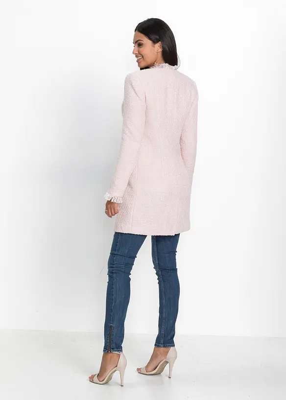 Lang boucl&eacute;blazer, bonprix