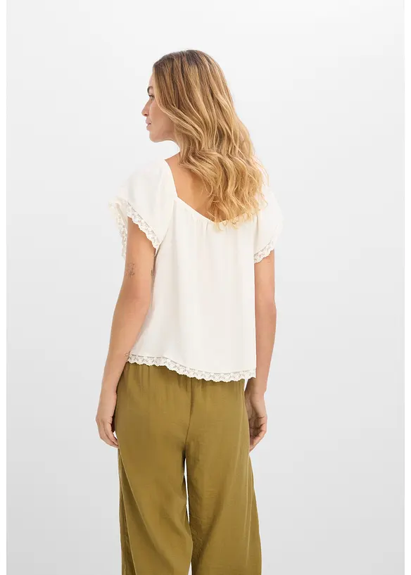 Bluse i lett krepp, bonprix