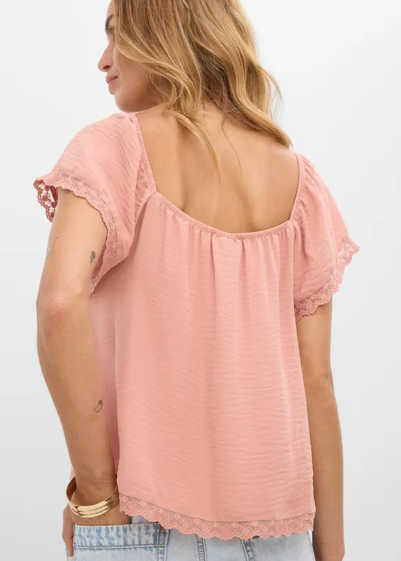 Bluse i lett krepp, bonprix