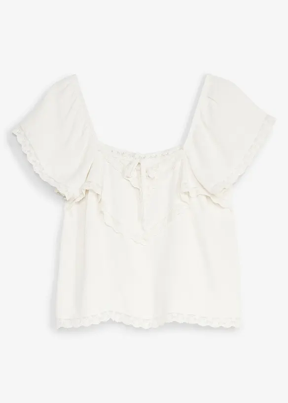 Bluse i lett krepp, bonprix