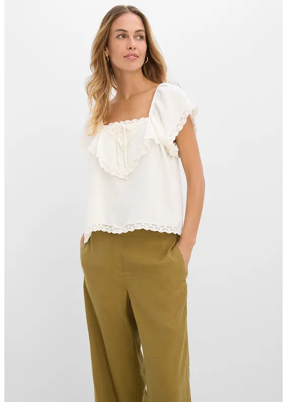 Bluse i lett krepp, bonprix