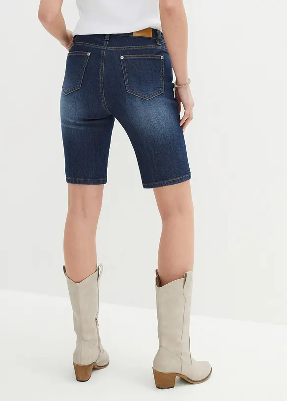 Jeans-bermuda Slim Fit Mid Waist, bonprix