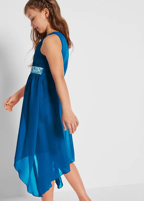 Chiffonkjole med paljetter, bonprix